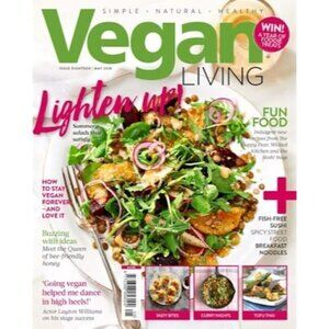 Vegan Living UK magazine Lifestyle Plantbased Retired Back Issue 18 May 2018 NEW